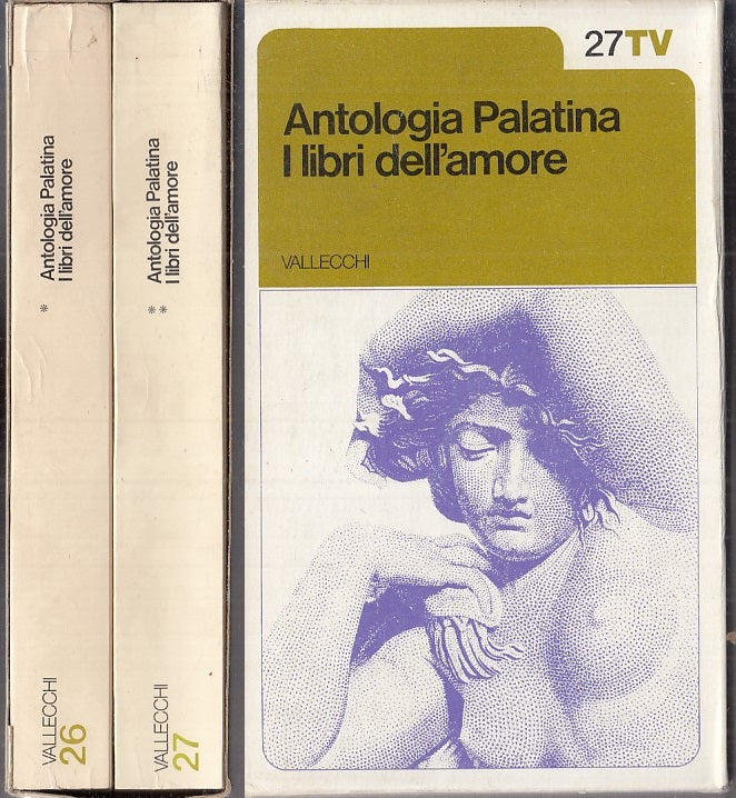 LS- ANTOLOGIA PALATINA I LIBRI DELL'AMORE 2 VOLUMI-- VALLECCHI--- 1973- B-ZFS776