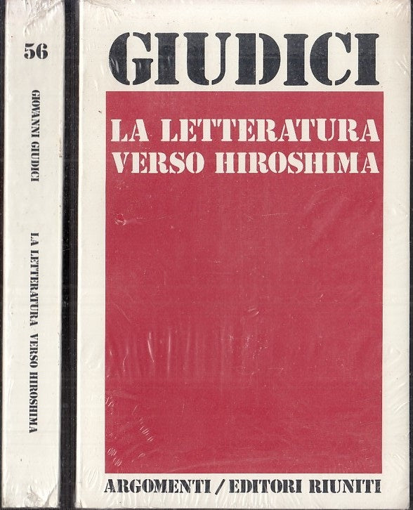 LS- LETTERATURA VERSO HIROSHIMA BLISTERATO - GIUDICI- RIUNITI--- 1976- B- XFS118