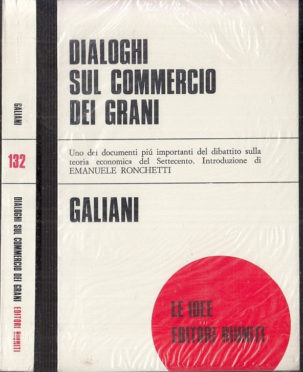 LS- DIALOGHI SUL COMMERCIO DEI GRANI NUOVO - GALIANI- RIUNITI--- 1978- B- XFS118