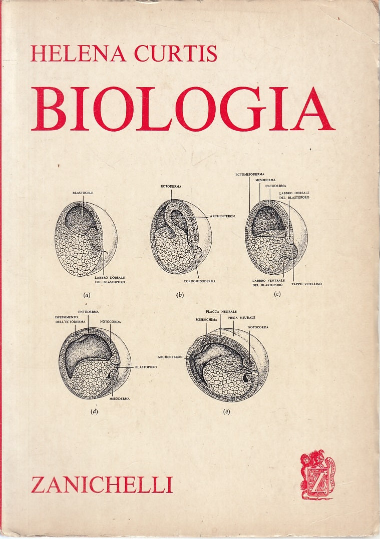 LZ- BIOLOGIA - HELENA CURTIS - ZANICHELLI --- 1977 - B - YFS542