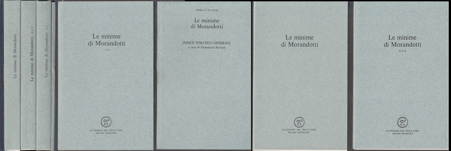 LN- LE MINIME DI MARANDOTTI 4 VOLUMI-- ALL'INSEGNA PESCE D'ORO--- 1979-BS-XFS117