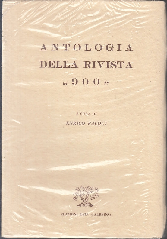 LS- ANTOLOGIA DELLA RIVISTA DEL 900 BLISTERATO -- DELL'ALBERO--- 1958- B- XFS118