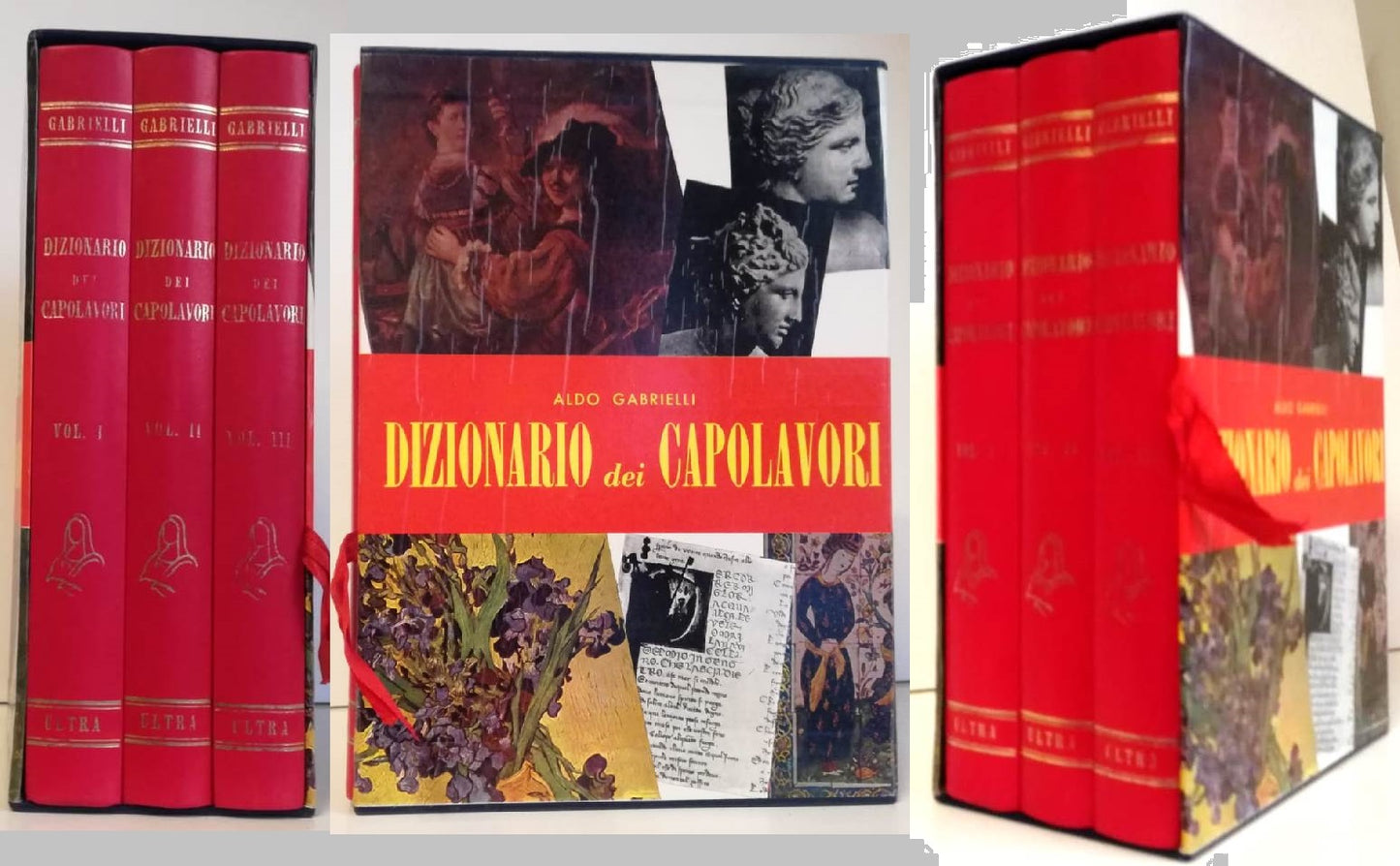 LZ- DIZIONARIO DEI CAPOLAVORI COFANETTO 3 VOLUMI- GABRIELLI- ULTRA--- 1967-C-ZFS