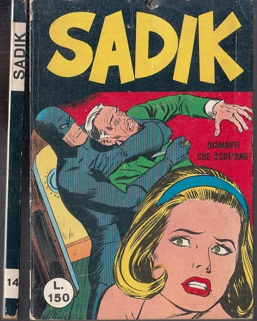 FN- SADIK N.14 DIAMANTI CHE SCOTTANO STUPENDO -- ALHAMBRA - 1966 - B - TFX COPIA C