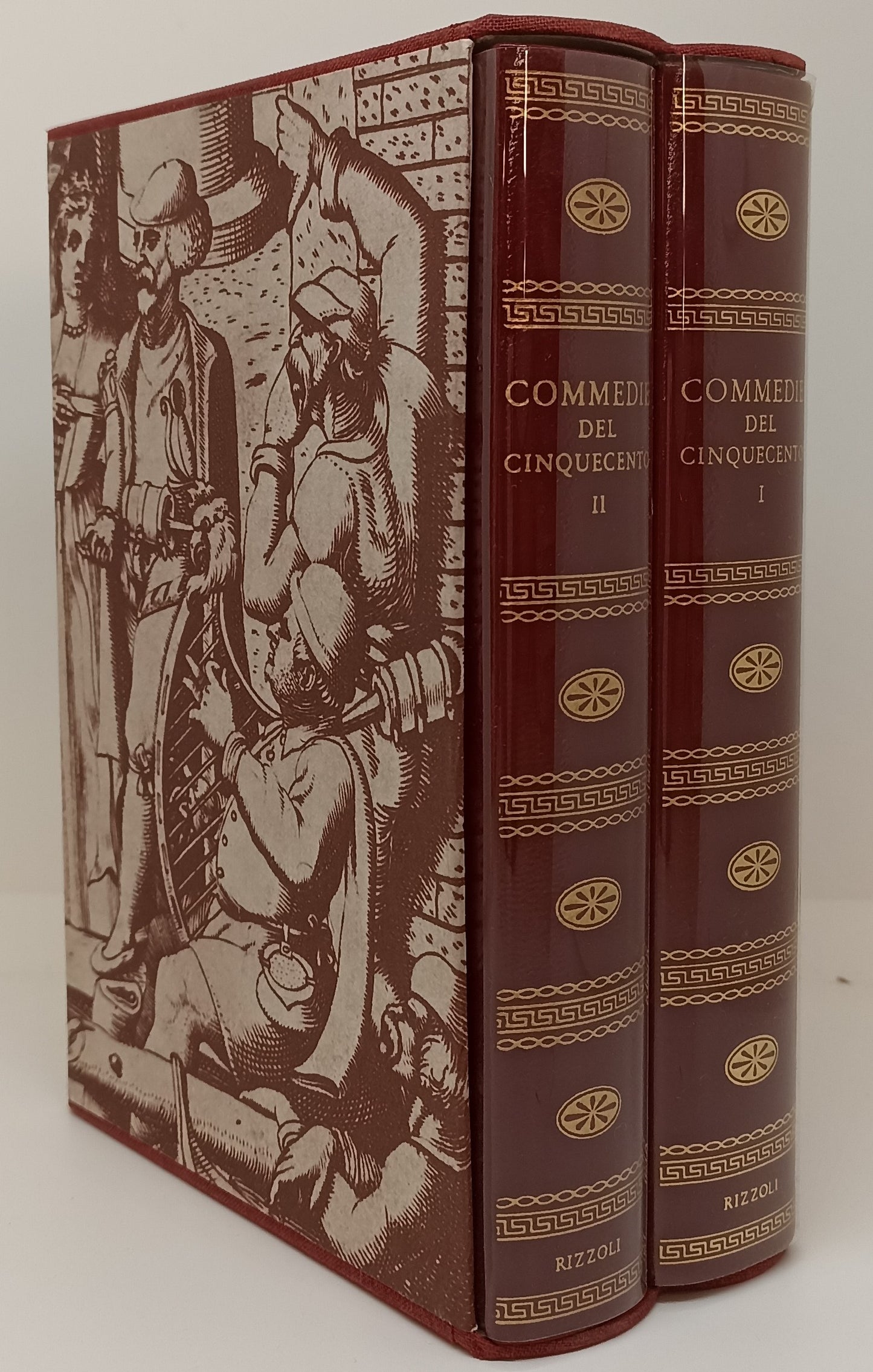 LN- COMMEDIE DEL CINQUECENTO 2 VOLUMI -- RIZZOLI - CLASSICI -- 1959- BS- XFS123