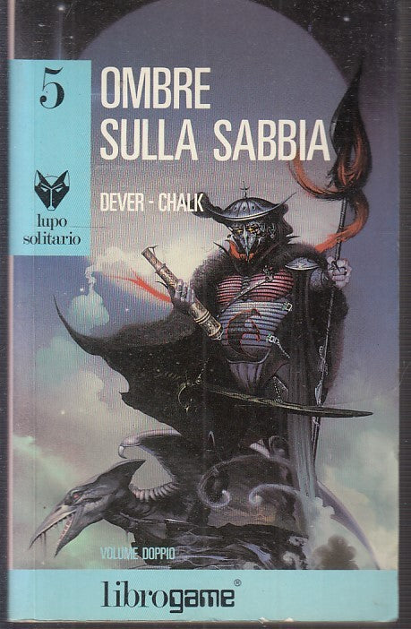 LF- LUPO SOLITARIO 5 OMBRE SULLA SABBIA- DEAVER CHALK- LIBROGAME--- 1987- B- YFS