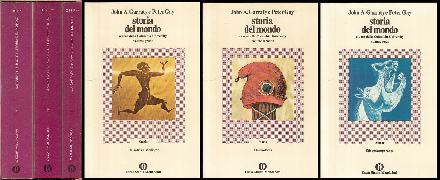 LS STORIA DEL MONDO 3 VOLL. - GARRATY GAY - MONDADORI ---- 1973 - B - ZFS292