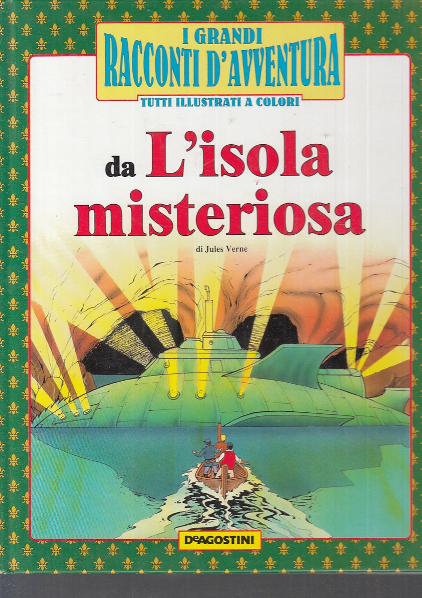 LB- I GRANDI RACCONTI D'AVVENTURA L'ISOLA MISTERIOSA - VERNE ---- 1990 - C - RGZ