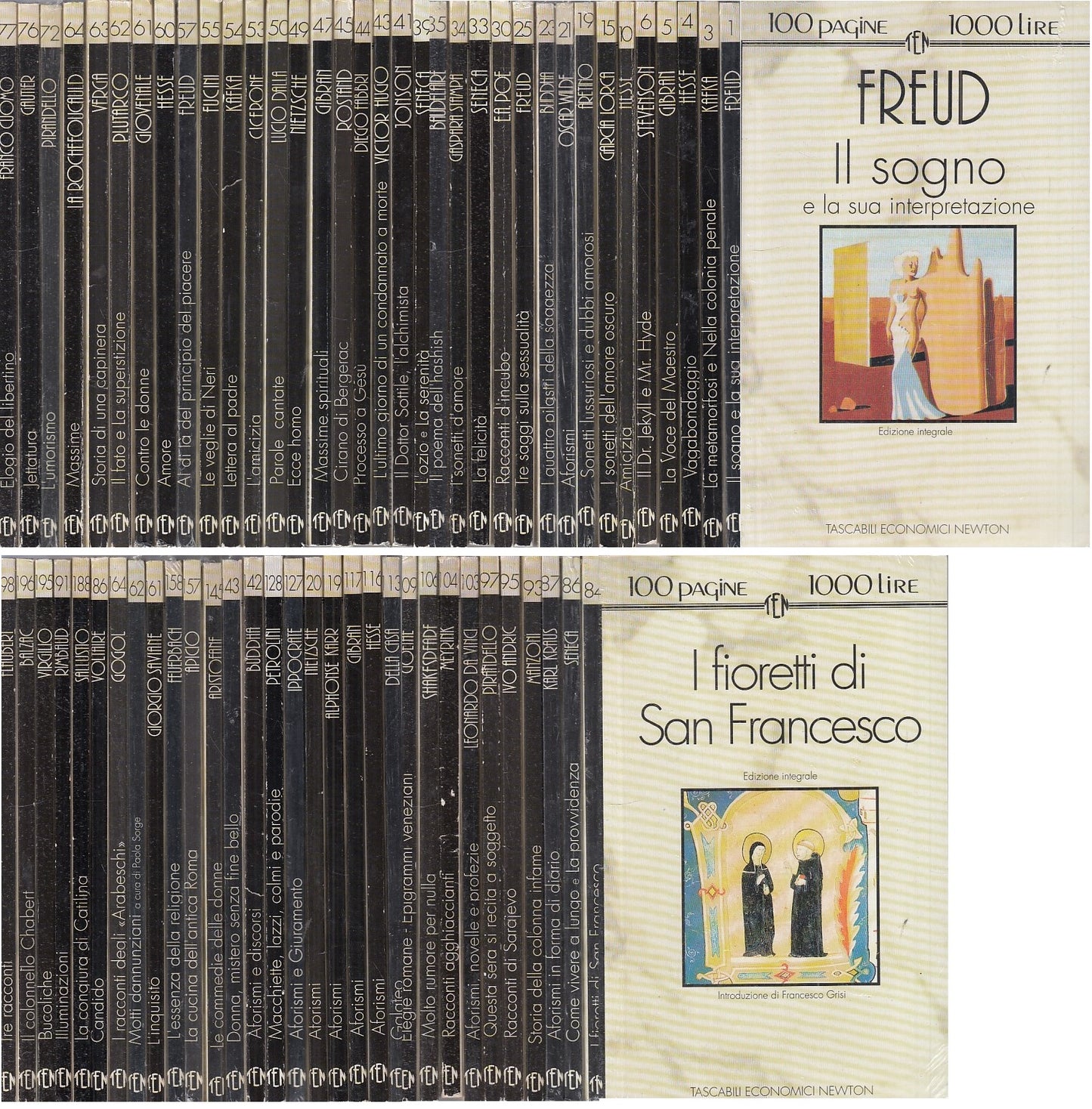 LN- 100 PAGINE MILLE LIRE 66 VOLUMI - AA.VV. - NEWTON --- 1993 - B - YFS999