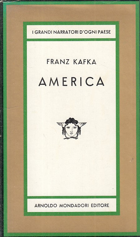 LN- AMERICA - KAFKA - MONDADORI - MEDUSA -- 1970 - CS - ZFS481