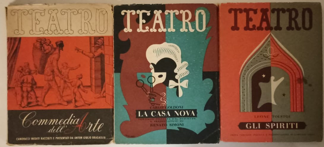 LT- LOTTO TEATRO 7 VOLUMI GOLDONI TOLSTOI MERIMEE-- IL DRAMMA--- 1943- B- ZFS603
