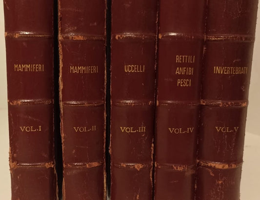 LZ- NATURA VIVA VOLUMI 1/5 OPERA COMPLETA -- VALLARDI --- 1961 - C - YFS999