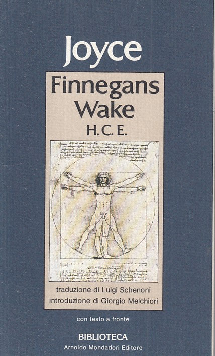 LN- FINNEGANS WAKE H.C.E. - JOYCE - MONDADORI -- 1a ED. - 1982 - B - ZFS483