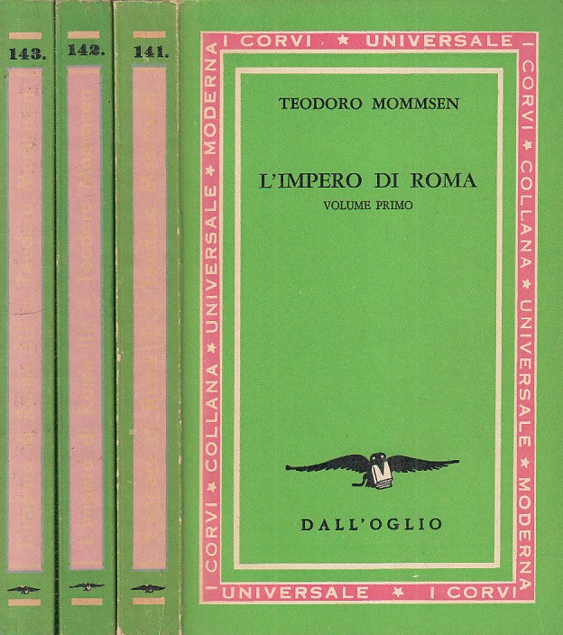 LS- L'IMPERO DI ROMA 3 VOLL. - MOMMSEN - DALL'OGLIO --- 1966 - B - ZFS524