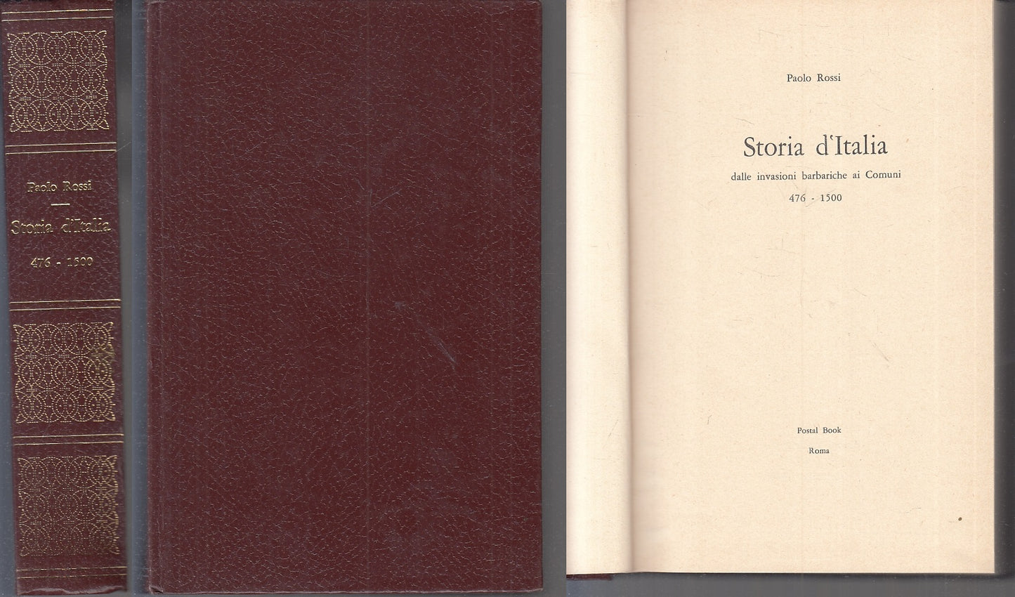 LS- STORIA D'ITALIA 476/1500 - PAOLO ROSSI - CANESI--- 1960- C- XFS122