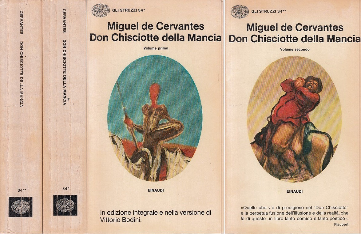 LN- DON CHISCIOTTE DELLA MANCIA 2 VOLL.- CERVANTES- EINAUDI--- 1972 - B - XFS999