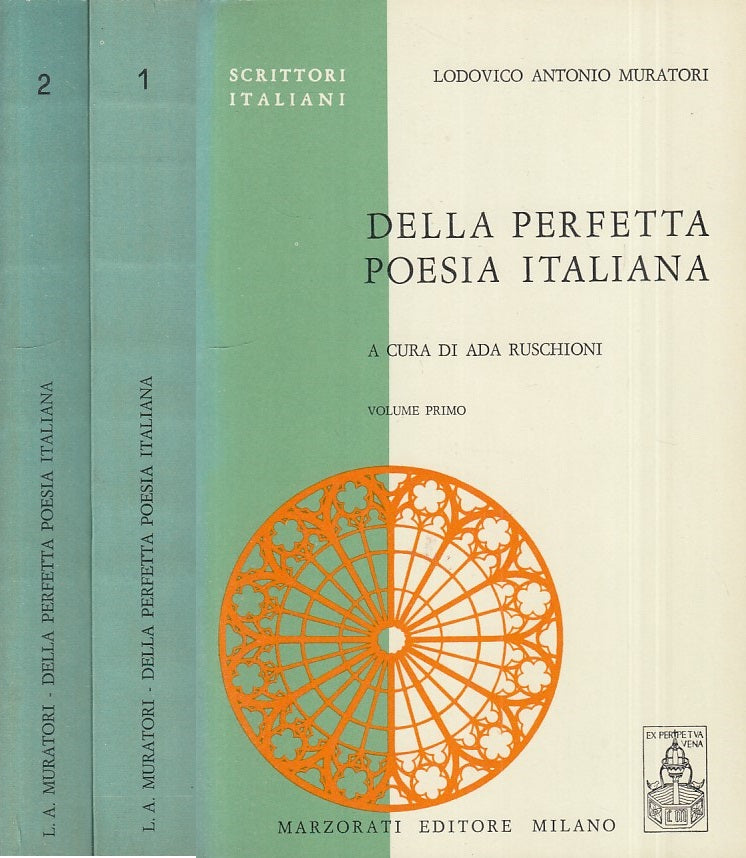 LN- PERFETTA POESIA ITALIANA 2 VOLL.- MURATORI - MARZORATI --- 1971 - B - XFS999