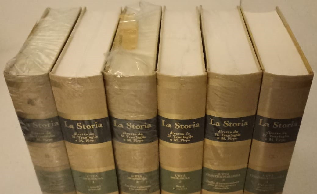 LS- LA STORIA diretta da TRANFAGLIA FIRPO 6 VOLUMI -- UTET --- 1986 - C - YFS