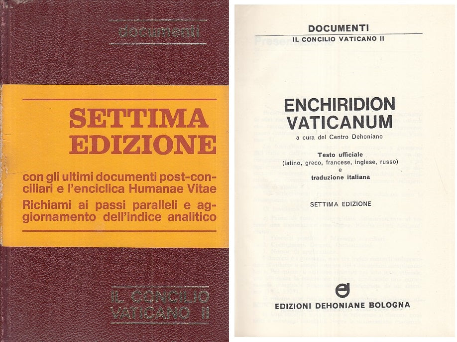 LD- IL CONCILIO VATICANO II DOCUMENTI -- DEHONIANE --- 1968 - CS - YFS153