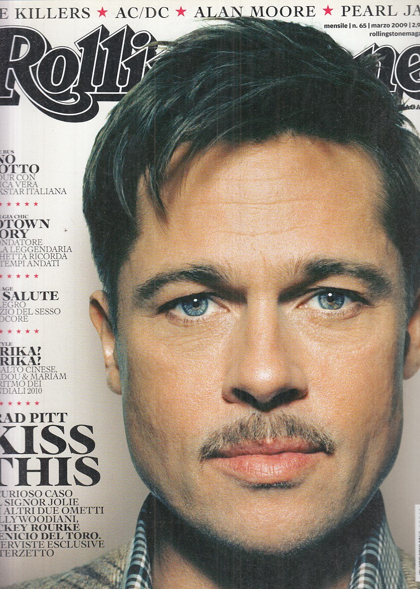 LR- RIVISTA MAGAZINE ROLLING STONE N.65 BRAD PITT ----- 2009 - B - YFS999