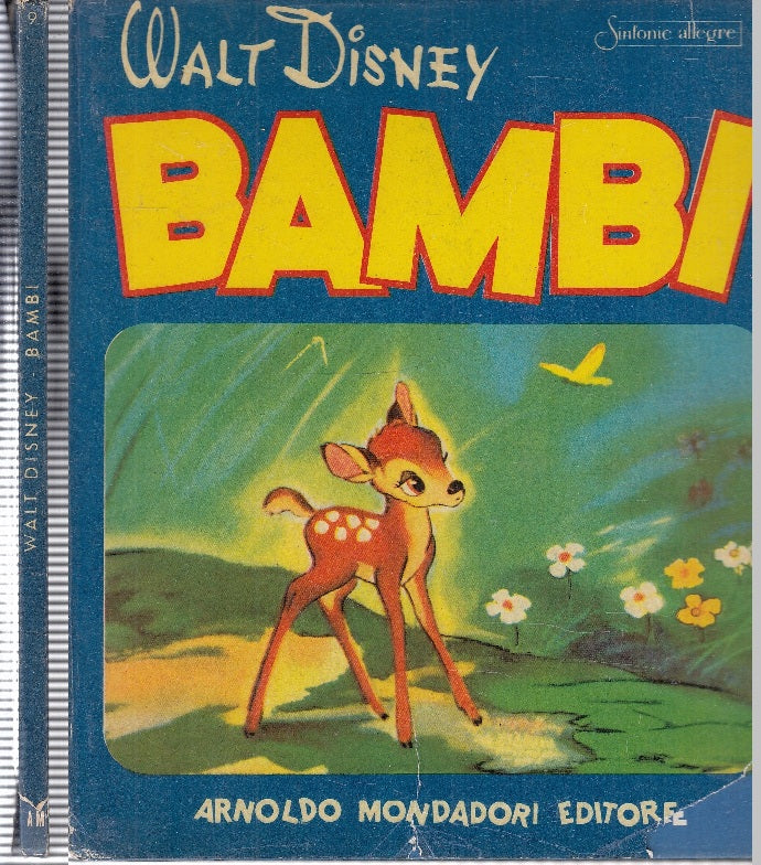 LB- BAMBI - WALT DISNEY - MONDADORI - SINFONIE ALLEGRE 9 -- 1949 - C - RGZ