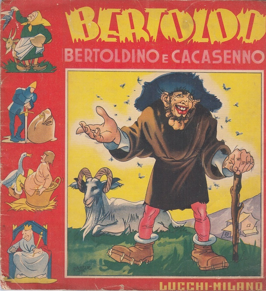 LB- BERTOLDO BERTOLDINO E CACASENNO -- LUCCHI - VOLUMI ILLUSTRATI-- 1950- S- RGZ