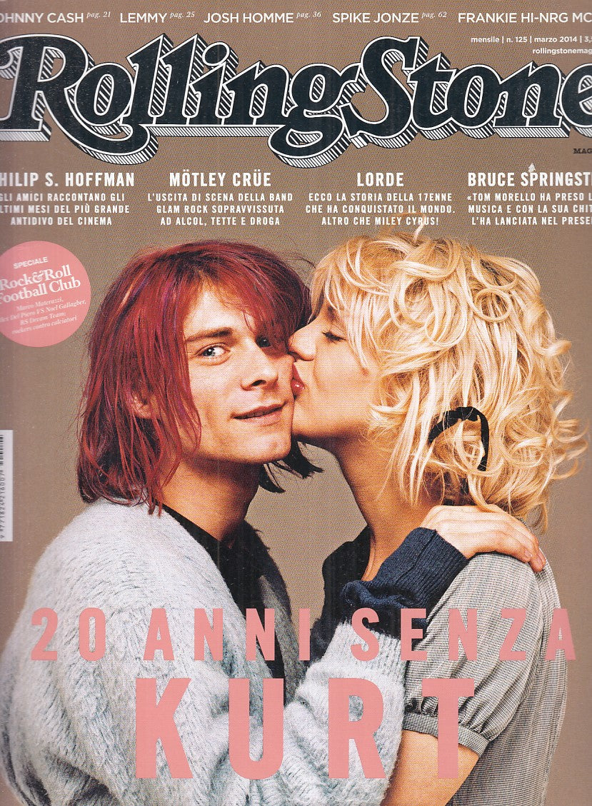 LR- RIVISTA MAGAZINE ROLLING STONE N.125 KURT COBAIN ----- 2014 - B - YFS999