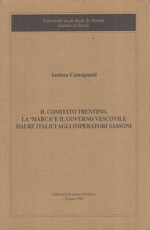LS- COMITATO TRENTINO MARCA GOVERNO VESCOVILE -- VERONA --- 1998 - B - YFS212