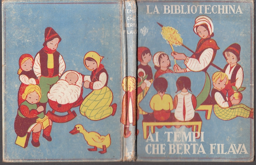 LB- AI TEMPI CHE BERTA FILAVA- ELDA BOSSI- BIETTI- LA BIBLIOTECHINA-- 1935- C- RGZ