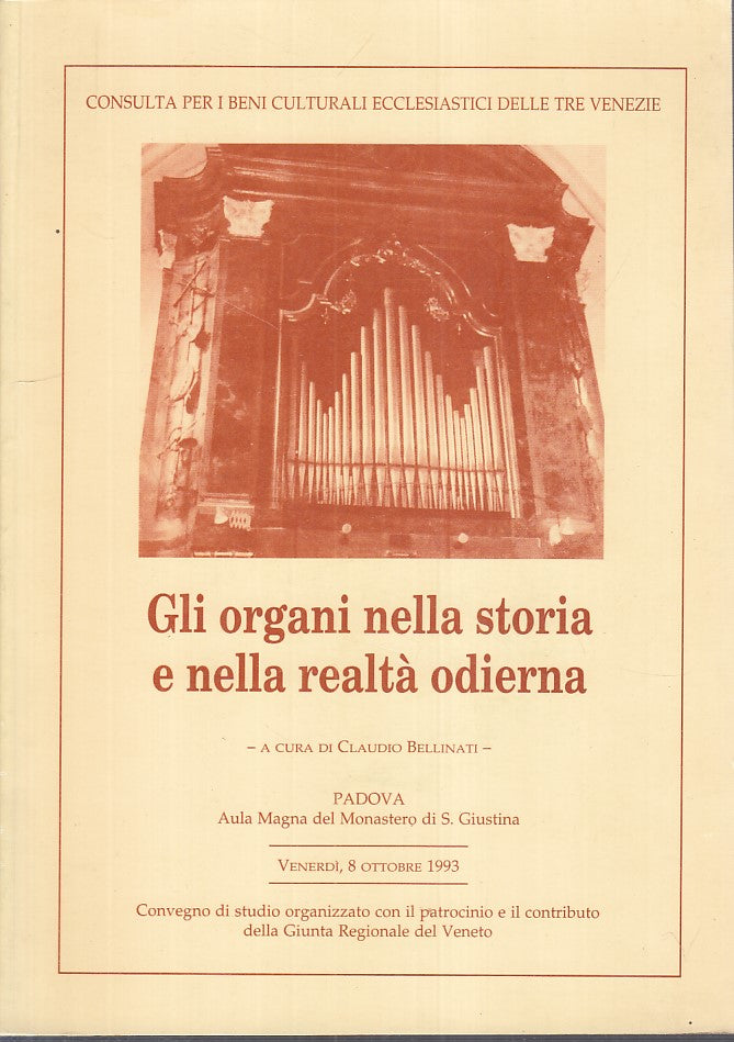 LS- GLI ORGANI NELLA STORIA E NELLA REALTA' ODIERNA-- VENETO--- 1996 - B - YFS34