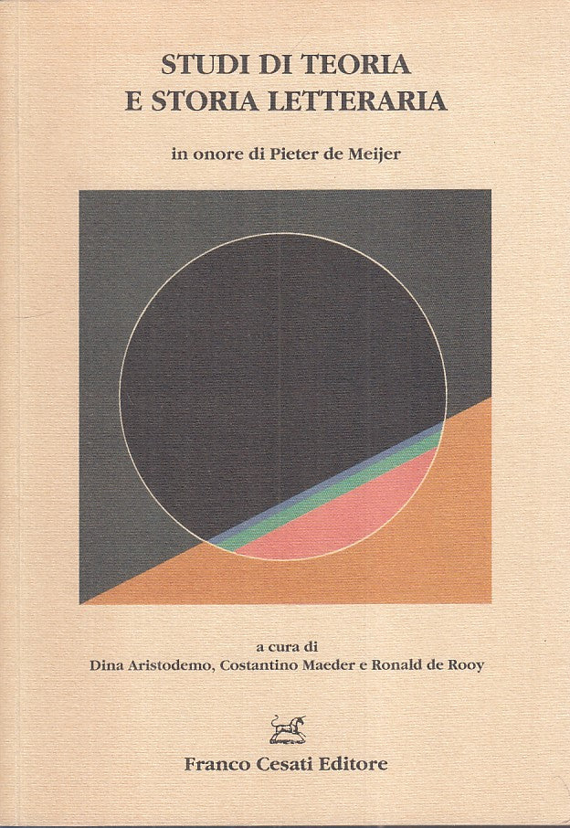 LS- STUDI DI TEORIA E STORIA LETTERARIA - AA.VV. - CESATI --- 1996 - B - YFS34