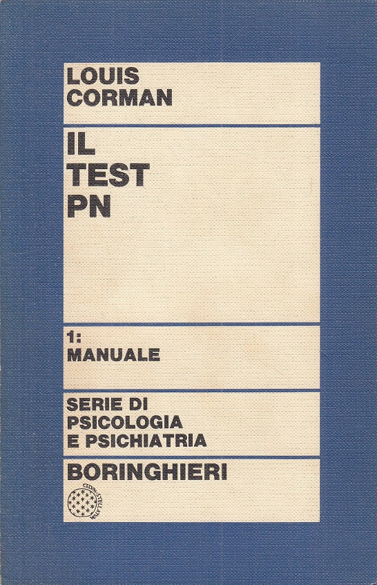 LZ- IL TEST PN VOL.1 MANUALE - CORMAN - BORINGHIERI --- 1973 - B - YFS182