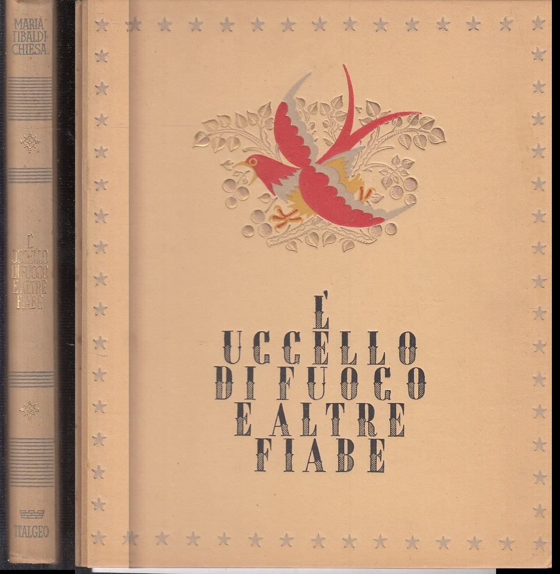 LB- L'UCCELLO DI FUOCO E ALTRE FIABE- TIBALDI CHIESA NICULIN- ITALGEO--- 1945- C- RGZ
