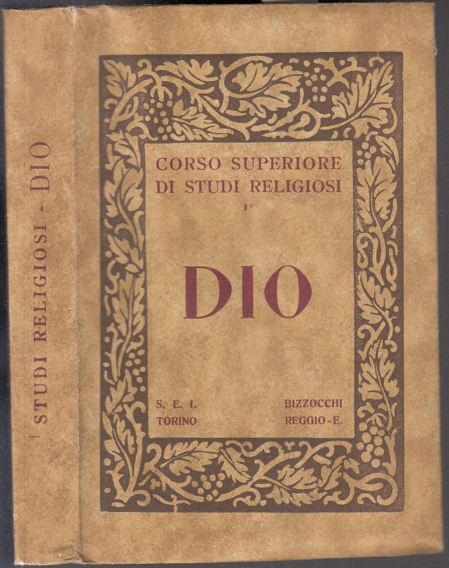 LD- CORSO SUPERIORE DI STUDI RELIGIOSI I° DIO-- SEI BIZZOCCHI--- 1936- B- XFS124