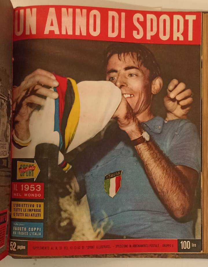 LC- VOLUMI RILEGATI SPORT ILLUSTRATO 2/53 1953 -1/25 1954 SPECIALI COPPI- WPR319