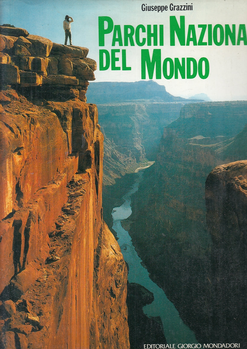 LV- PARCHI NAZIONALI DEL MONDO- GIUSEPPE GRAZZINI- MONDADORI--- 1990- CS- YFS117