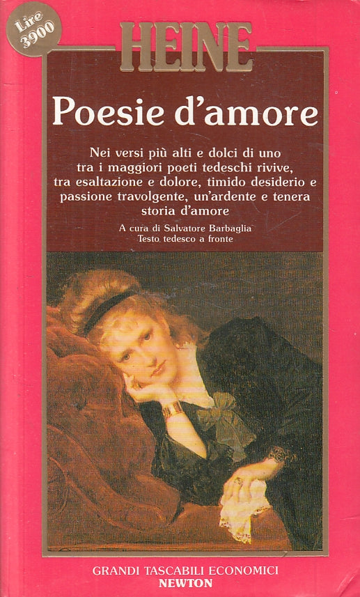 LN2- POESIE D'AMORE TEDESCO A FRONTE- HEINE- NEWTON- GRANDI TASCABILI--- B- JXS9