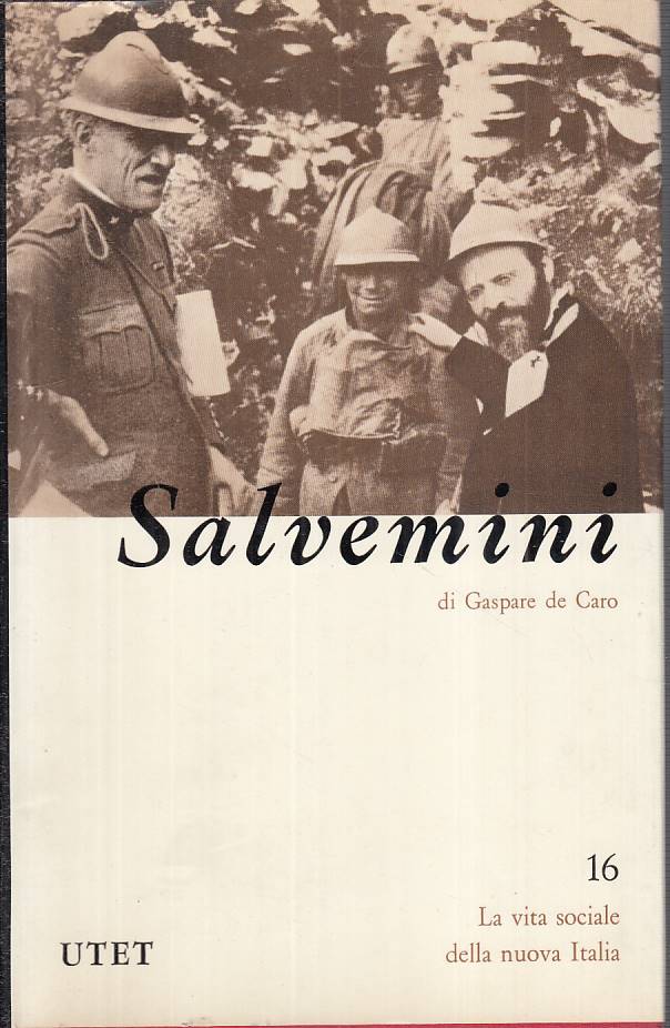 LS- SALVEMINI - DE CARO - UTET - VITA SOCIALE NUOVA ITALIA -- 1970 - CS - YTS15