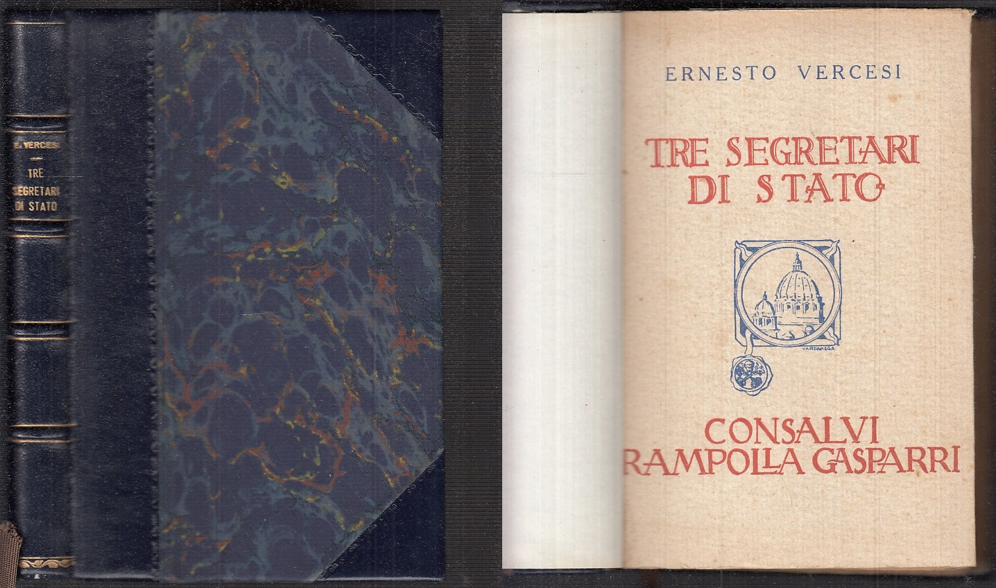 LS- TRE SEGRETI DI STATO CONSALVI RAMPOLLA GASPARI - VERCESI ---- 1932- C- XFS23