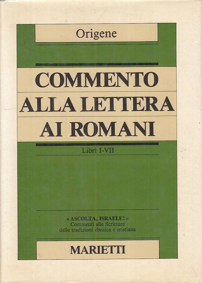 LS- COMMENTO LETTERA AI ROMANI LIBRI I/VII -- MARIETTI --- 1985 - CS - YFS276