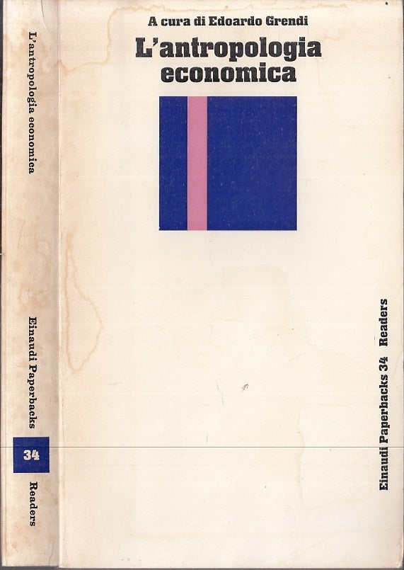 LZ- L'ANTROPOLOGIA COSMICA - EDOARDO GRENDI - EINAUDI- PAPERBACKS-- 1972- B- XFS