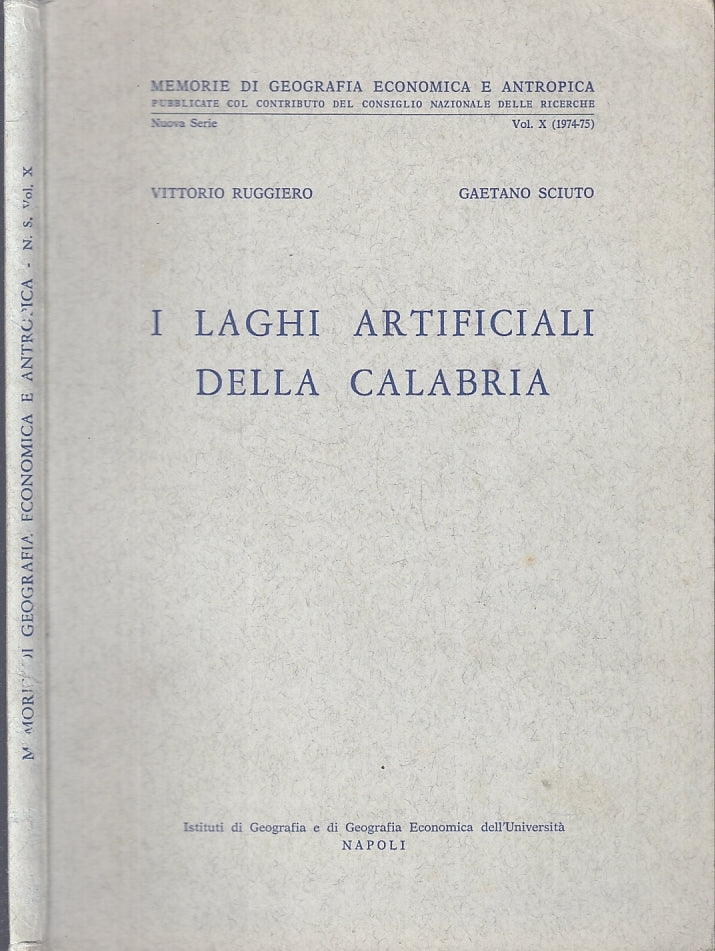 LS- I LAGHI ARTIFICIALI DELLA CALABRIA - RUGGIERO SCIUTO - 1977 - B - ZFS595