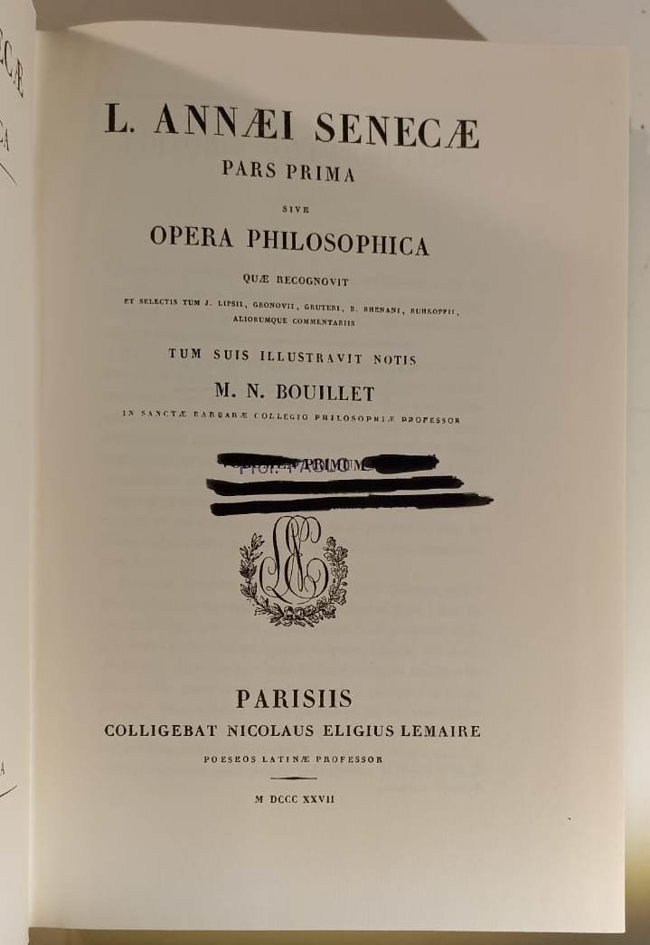 LS- OPERA PHILOSOPHICA 5 VOLUMI ANASTATICA - SENECA - PAIDEIA - 1972 - CS - XFS