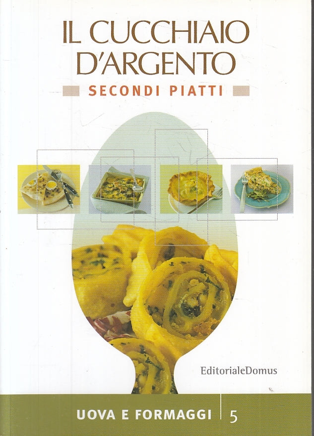 LK- L CUCCHIAIO D'ARGENTO SECONDI PIATTI 5 UOVA E FORMAGGI - B - KXS5
