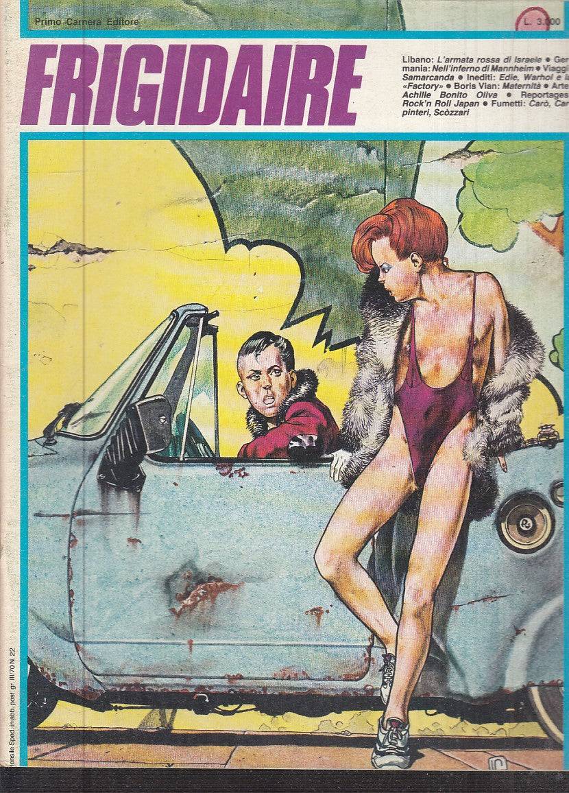 FR- RIVISTA FRIGIDAIRE N.22 -- PRIMO CARNERA - 1982 - S - TNX