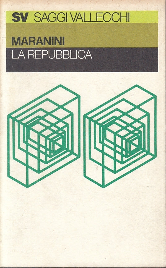 LS- LA REPUBBLICA - MARANINI - VALLECCHI - SAGGI -- 1973 - B - ZTS150