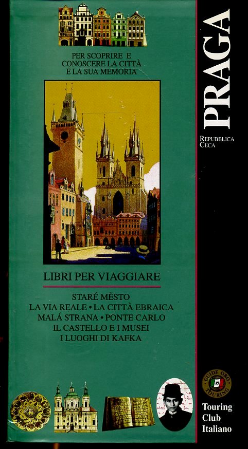 LV- LIBRI PER VIAGGIARE PRAGA REPUBBLICA CECA -- TCI --- 1998 - B - ZFS544
