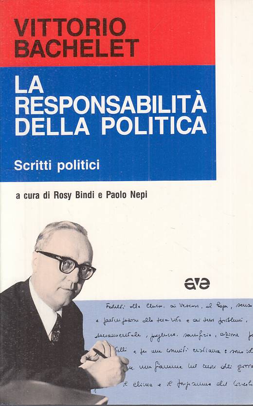 LS- RESPONSABILITA' DELLA POLITICA - BACHELET - AVE -- 1a ED.- 1992 - B - YTS667