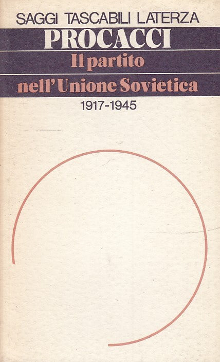 LS- IL PARTITO NELL'UNIONE SOVIETICA- PROCACCI- LATERZA- TASCABILI-- 1974- B-XTS