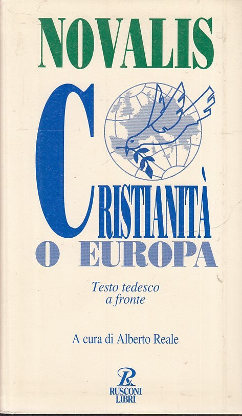 LS- CRISTIANITA' O EUROPA TEDESCO A FRONTE - NOVALIS- RUSCONI--- 1995- B- ZTS148